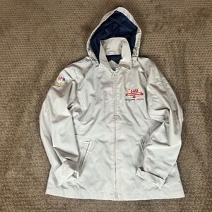 Port Authority Jacket Women Small Tan 140th Kentucky Derby NBC Sports Hooded Zip